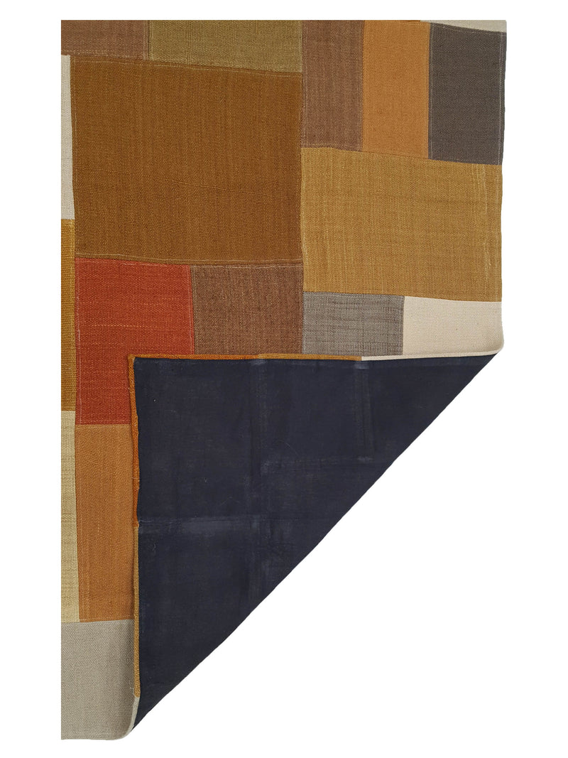 Pacific Patch Flatweave 39338 Multi Multi Patchwork Hand Knotted Rug