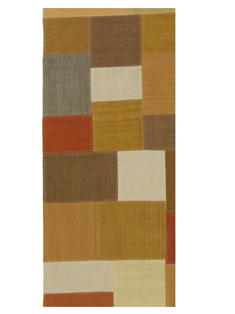 Pacific Patch Flatweave 39338 Multi Multi Patchwork Hand Knotted Rug