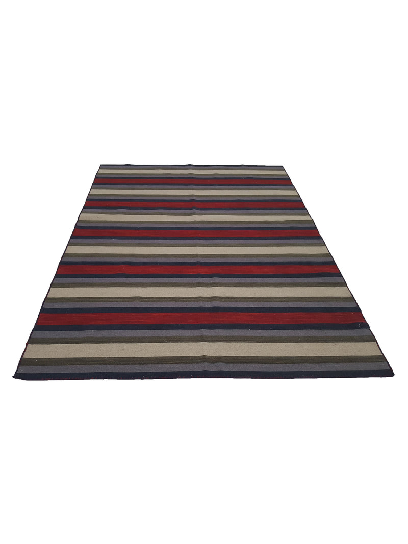 Aura Kilim 39342 Multi Multi Kilim Hand Woven Rug