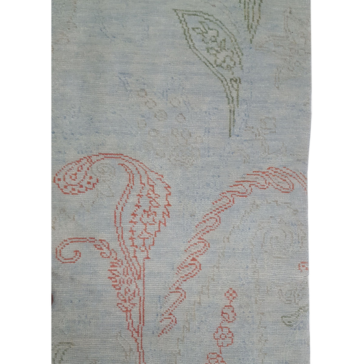 Pacific Arts and Crafts 39365 Sky Rust Modern Hand Knotted Rug
