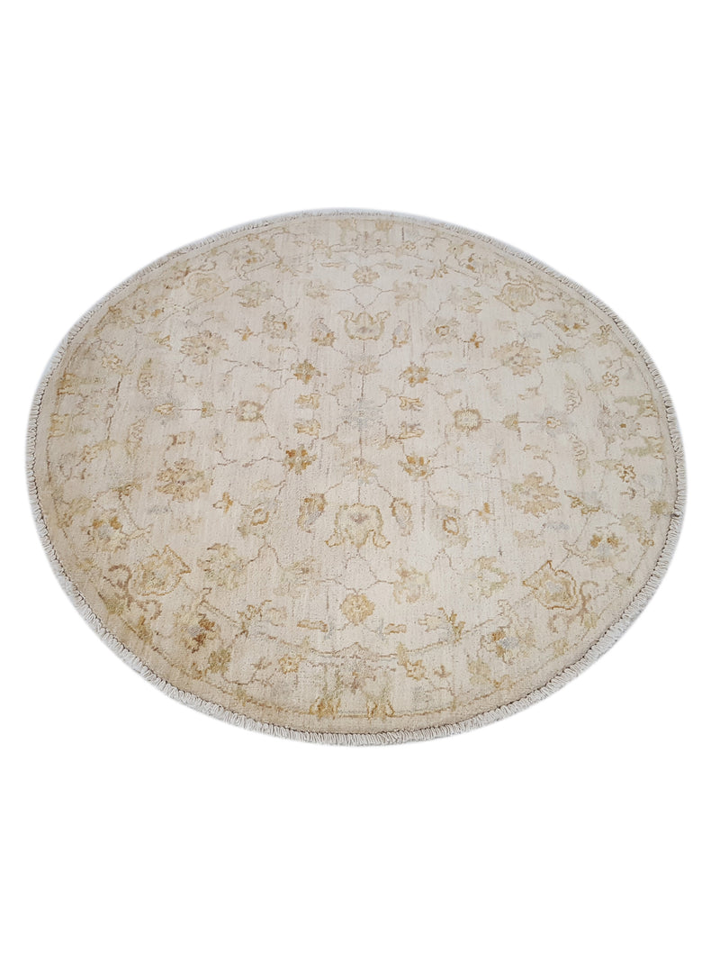 Pacific Ziegler 39366 Ivory Ivory Transitional Hand Knotted Rug