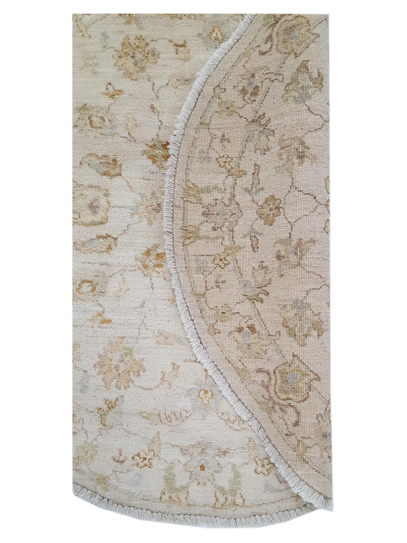 Pacific Ziegler 39366 Ivory Ivory Transitional Hand Knotted Rug