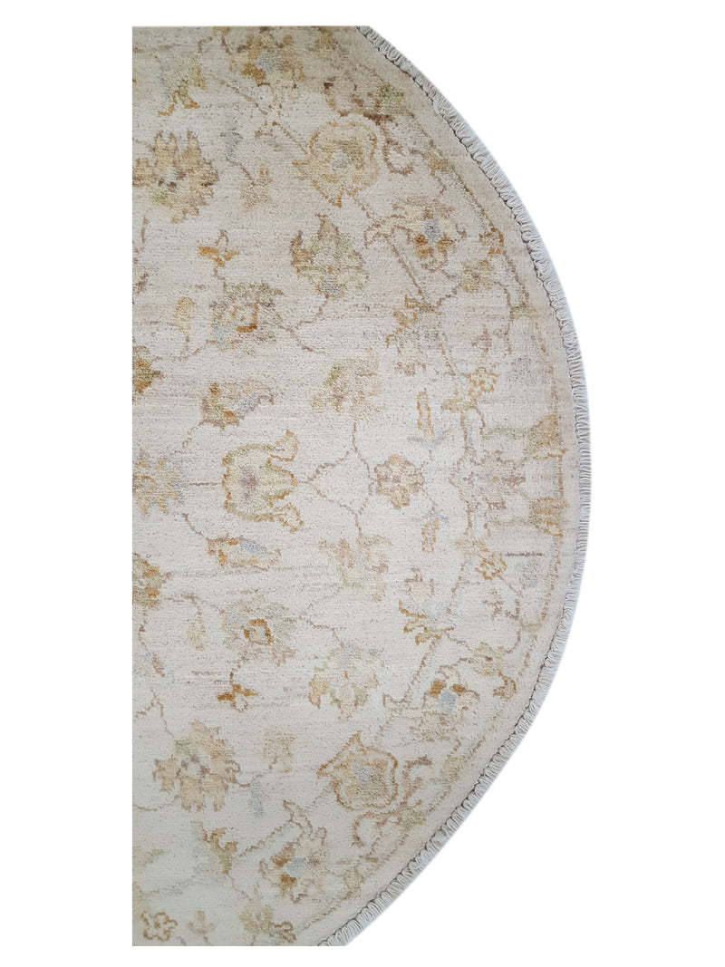 Pacific Ziegler 39366 Ivory Ivory Transitional Hand Knotted Rug