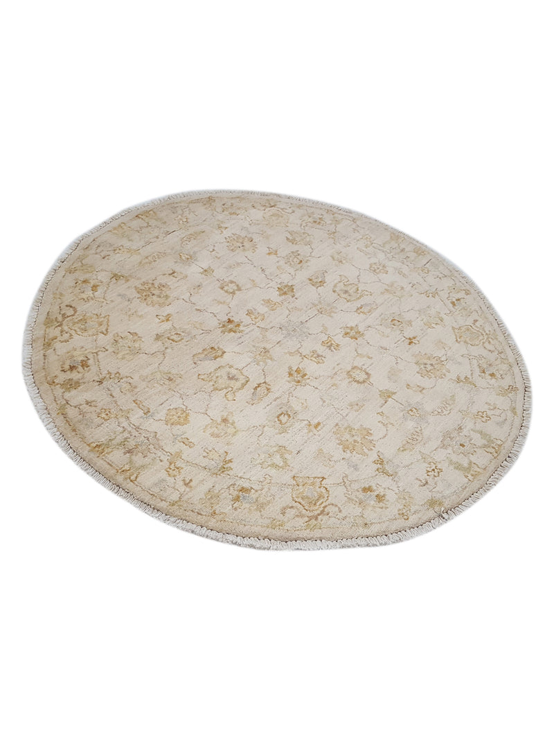 Pacific Ziegler 39366 Ivory Ivory Transitional Hand Knotted Rug