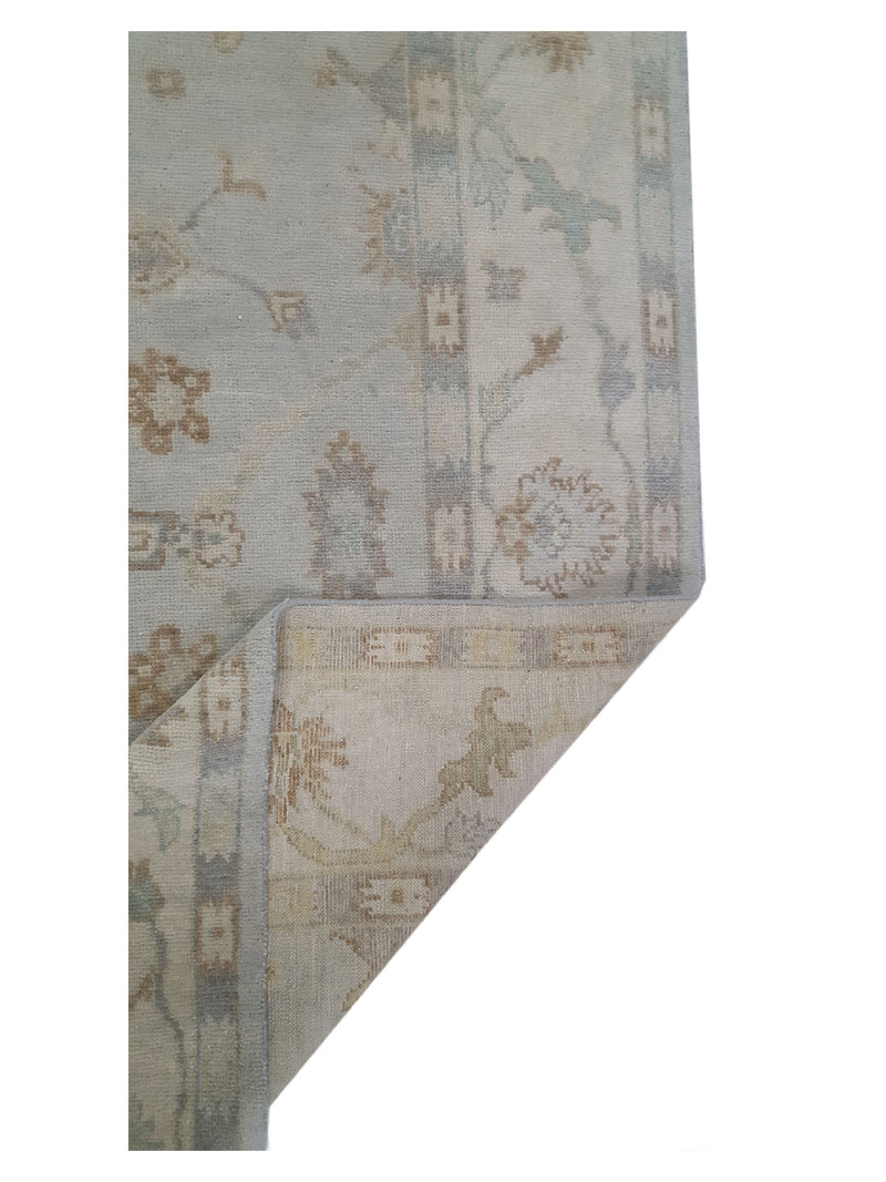 Pacific Angora 39373 Grey Cream Traditional Hand Knotted Rug