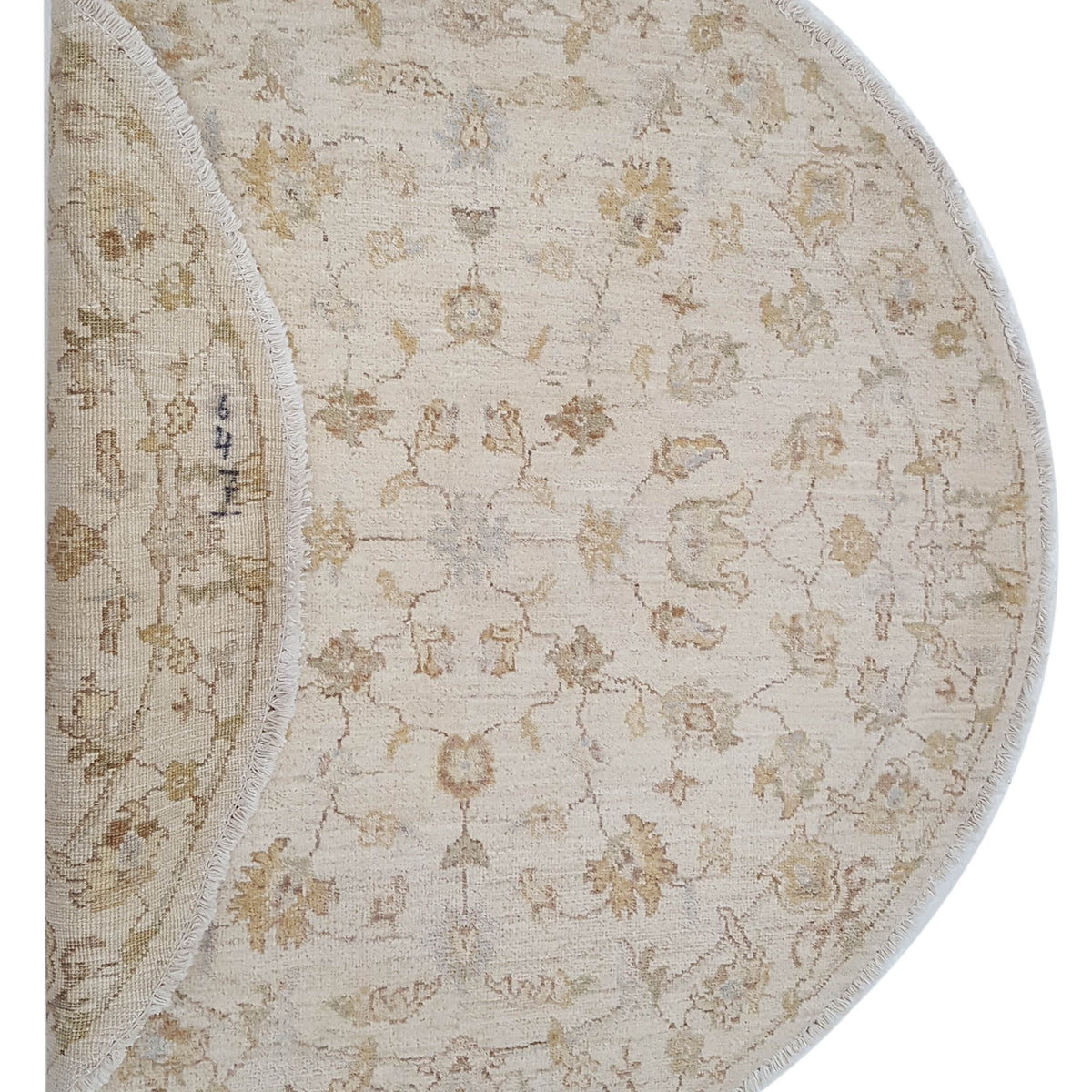 Pacific Ziegler 39390 Ivory Ivory Transitional Hand Knotted Rug