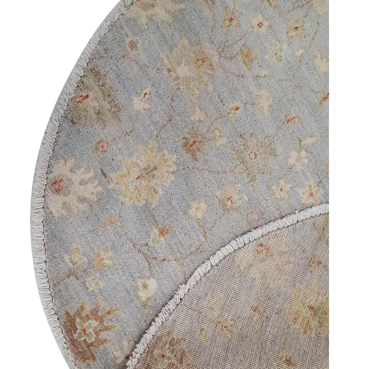 Pacific Ziegler 39397 Grey Ivory Transitional Hand Knotted Rug