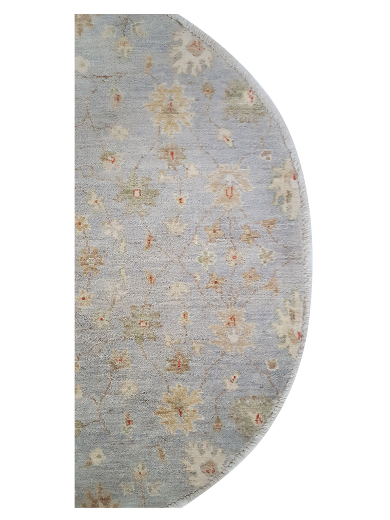 Pacific Ziegler 39397 Grey Ivory Transitional Hand Knotted Rug