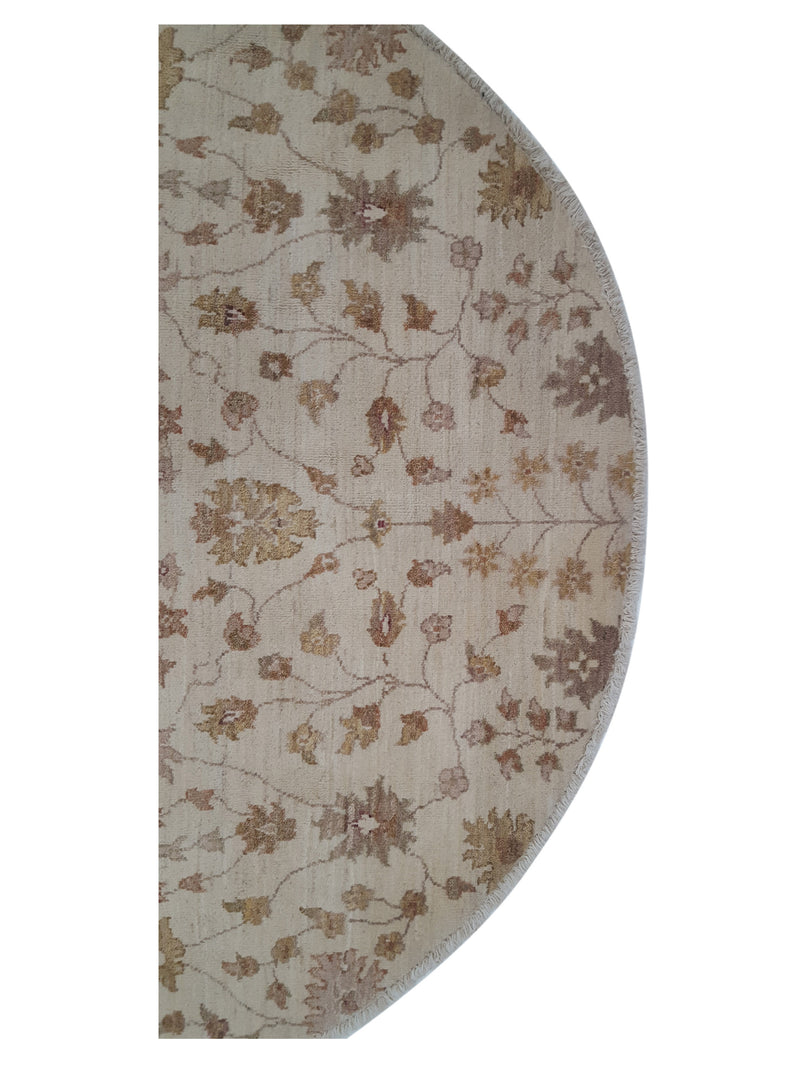 Pacific Ziegler 39409 Ivory Ivory Transitional Hand Knotted Rug