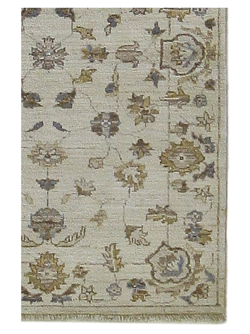Pacific Ziegler 39417 Ivory Ivory Transitional Hand Knotted Rug