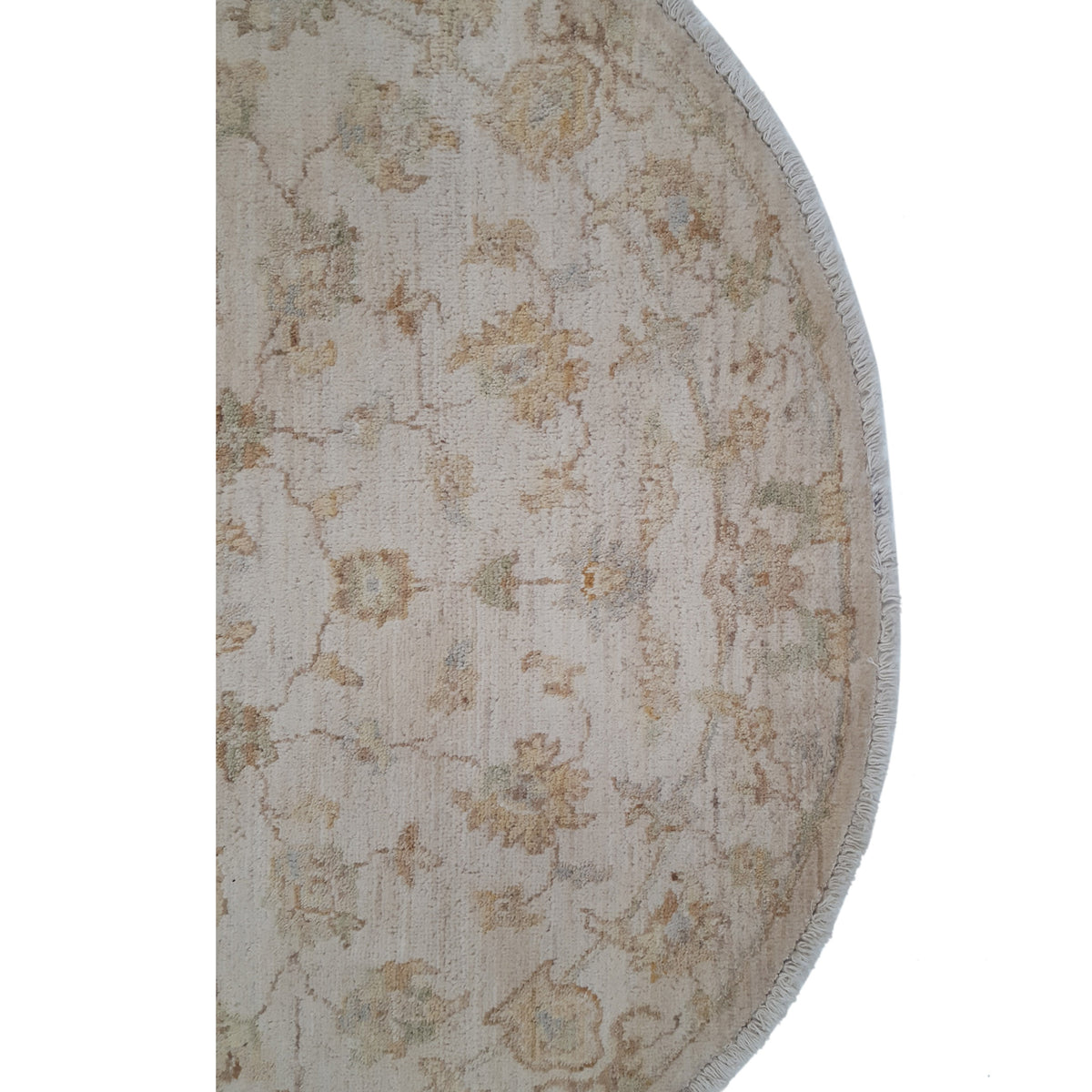 Pacific Ziegler 39422 Ivory Ivory Transitional Hand Knotted Rug