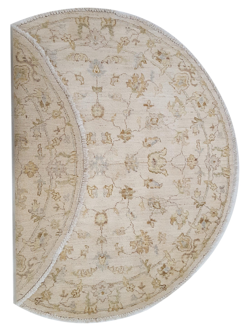 Pacific Ziegler 39426 Ivory Ivory Transitional Hand Knotted Rug