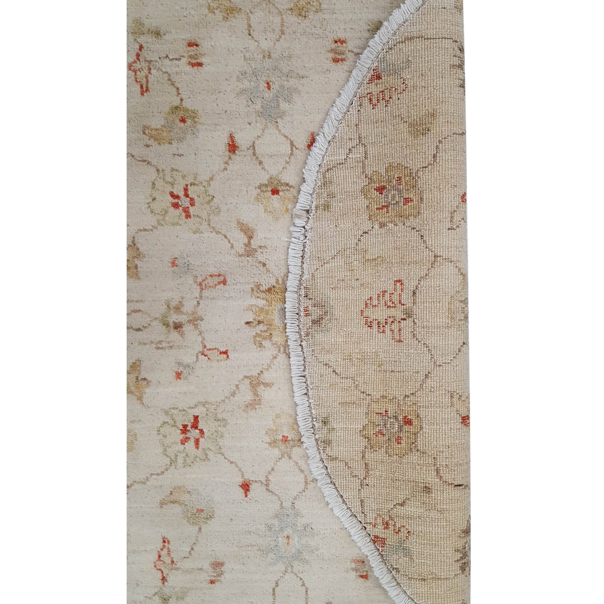 Pacific Ziegler 39428 Ivory Ivory Transitional Hand Knotted Rug