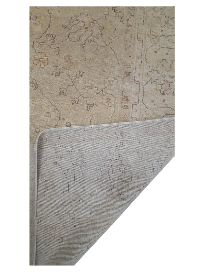 Pacific Ziegler 39438 Beige Ivory Transitional Hand Knotted Rug