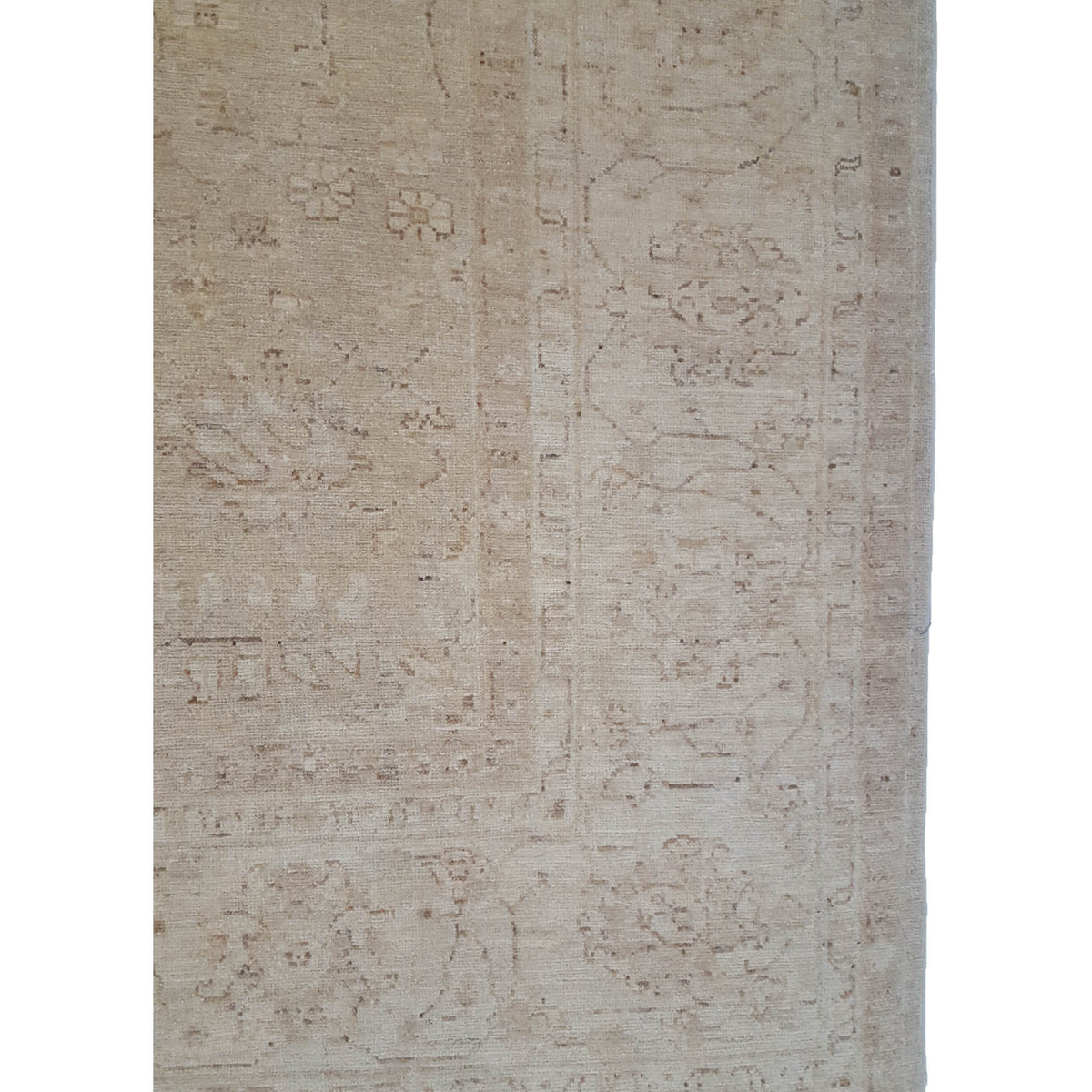 Pacific Ziegler 39438 Beige Ivory Transitional Hand Knotted Rug