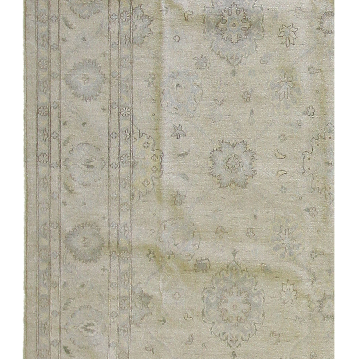 Pacific Ziegler 39442 Ivory Ivory Transitional Hand Knotted Rug