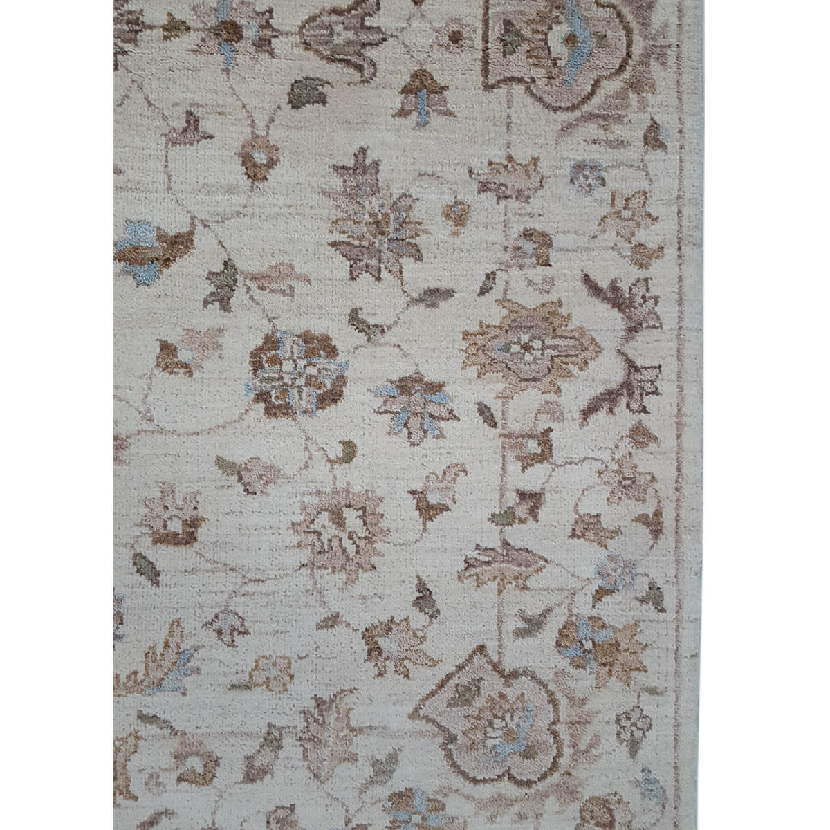 Pacific Ziegler 39454 Ivory Ivory Transitional Hand Knotted Rug