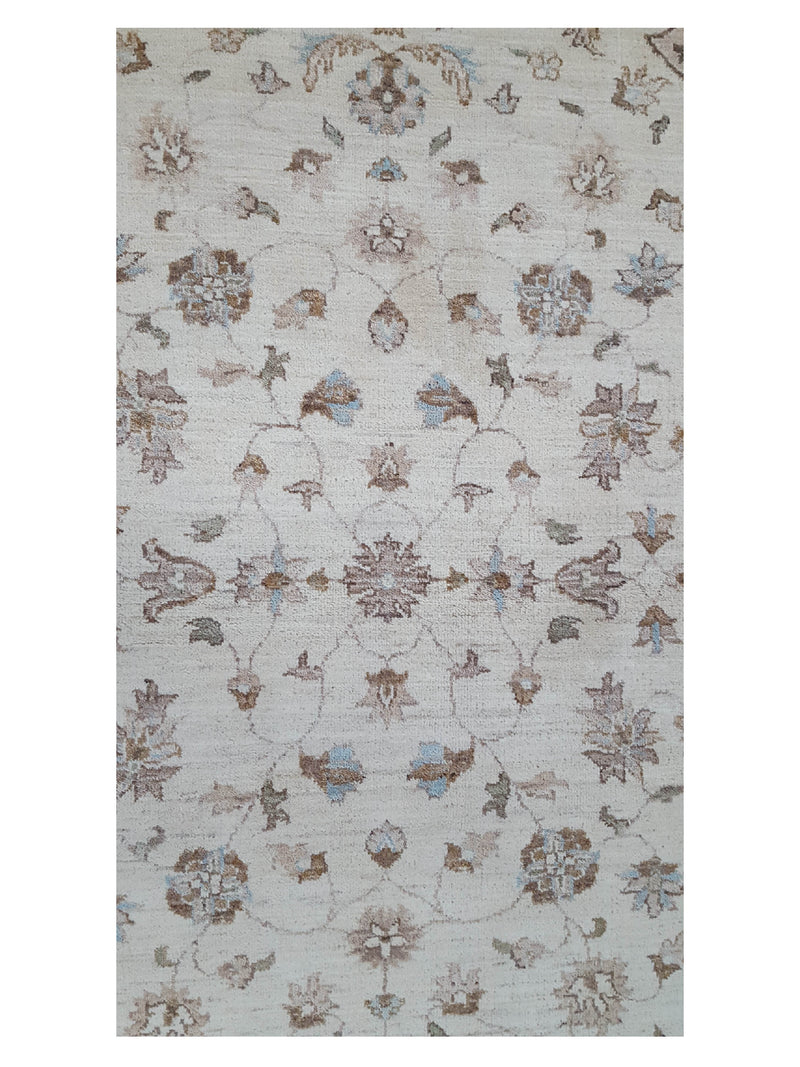 Pacific Ziegler 39454 Ivory Ivory Transitional Hand Knotted Rug