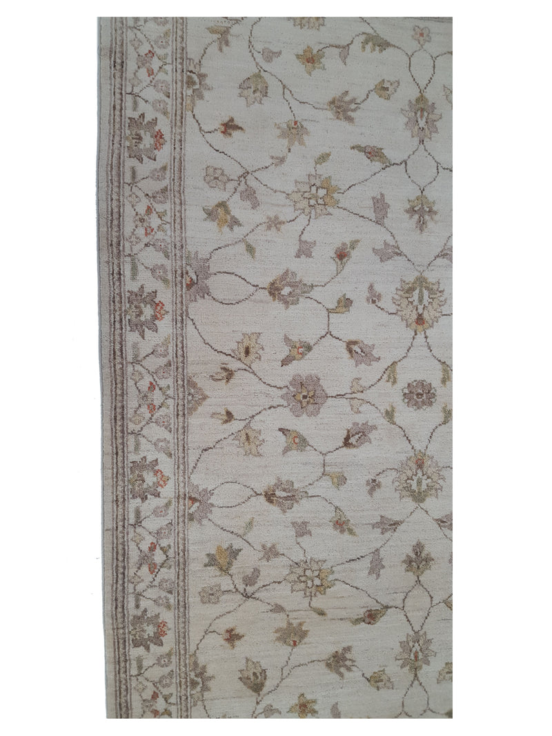 Pacific Ziegler 39455 Ivory Ivory Transitional Hand Knotted Rug