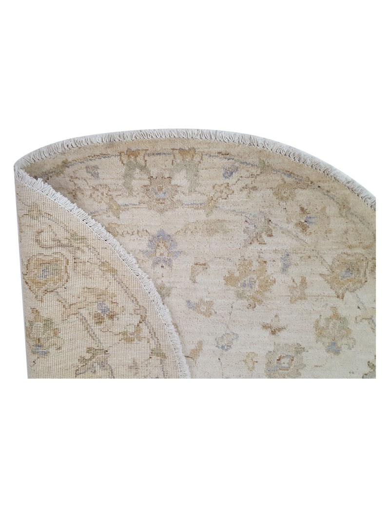 Pacific Ziegler 39458 Ivory Ivory Transitional Hand Knotted Rug