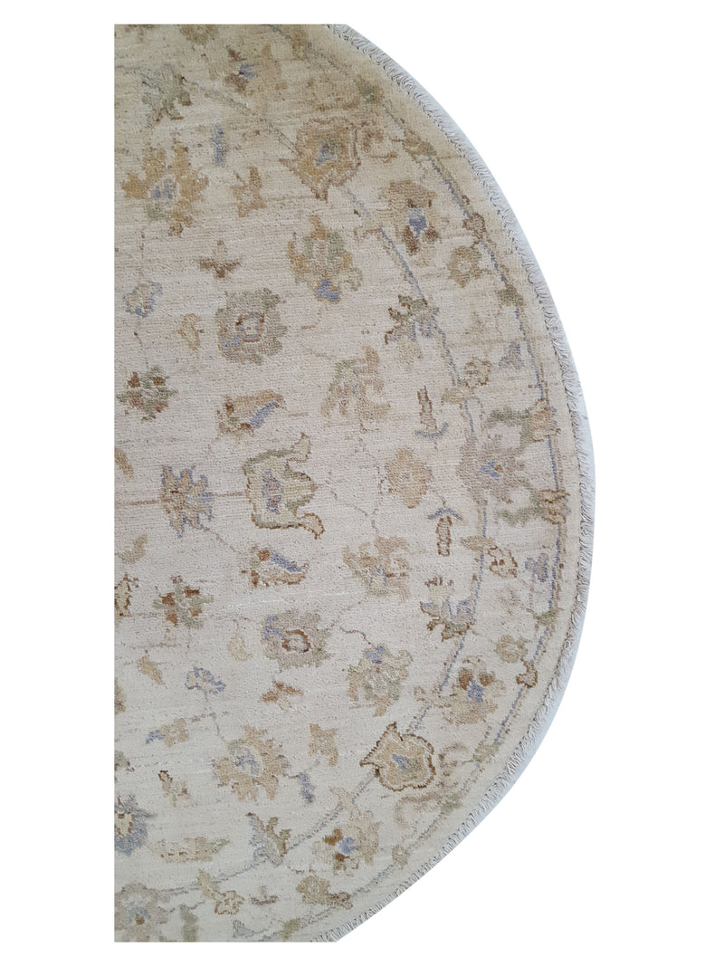 Pacific Ziegler 39458 Ivory Ivory Transitional Hand Knotted Rug