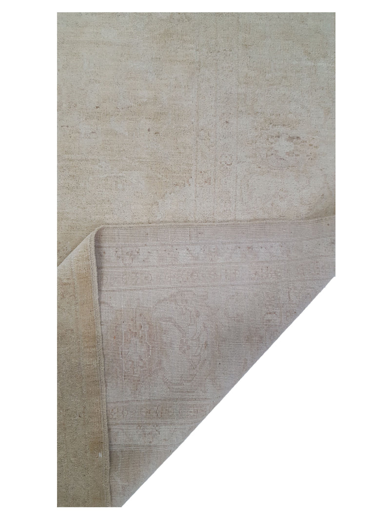 Pacific Ziegler 39461 Beige Wheat Transitional Hand Knotted Rug