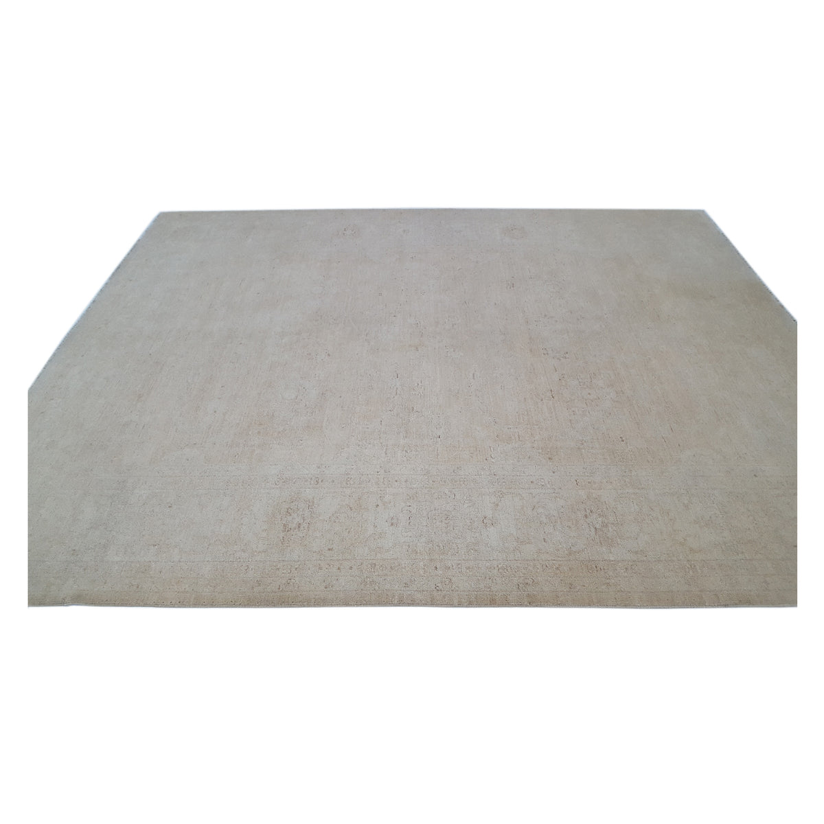 Pacific Ziegler 39461 Beige Wheat Transitional Hand Knotted Rug
