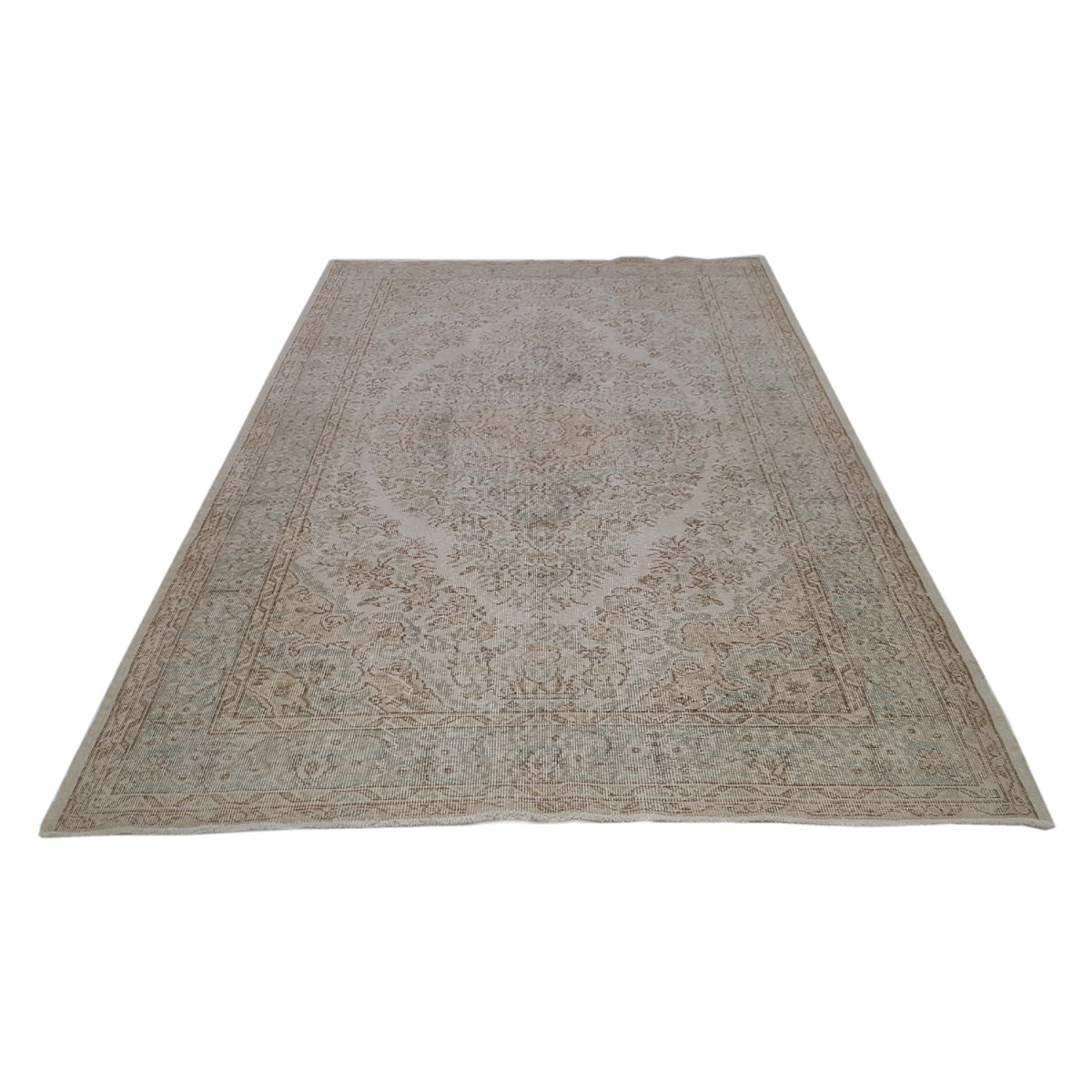 Pacific Vintage 39469 Ivory Ivory Vintage Hand Knotted Rug