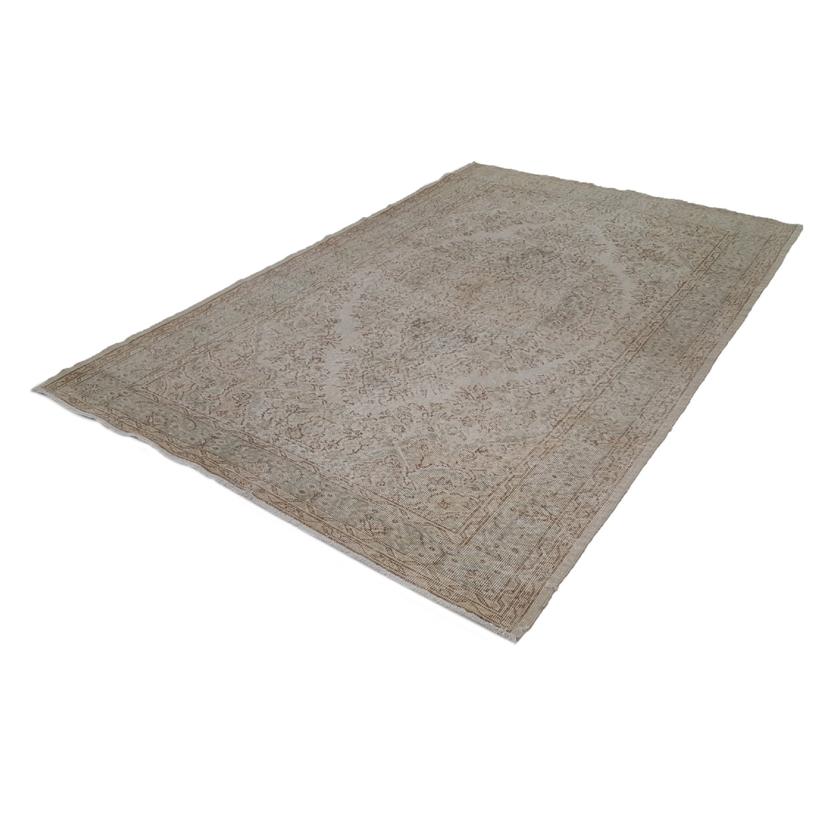 Pacific Vintage 39469 Ivory Ivory Vintage Hand Knotted Rug