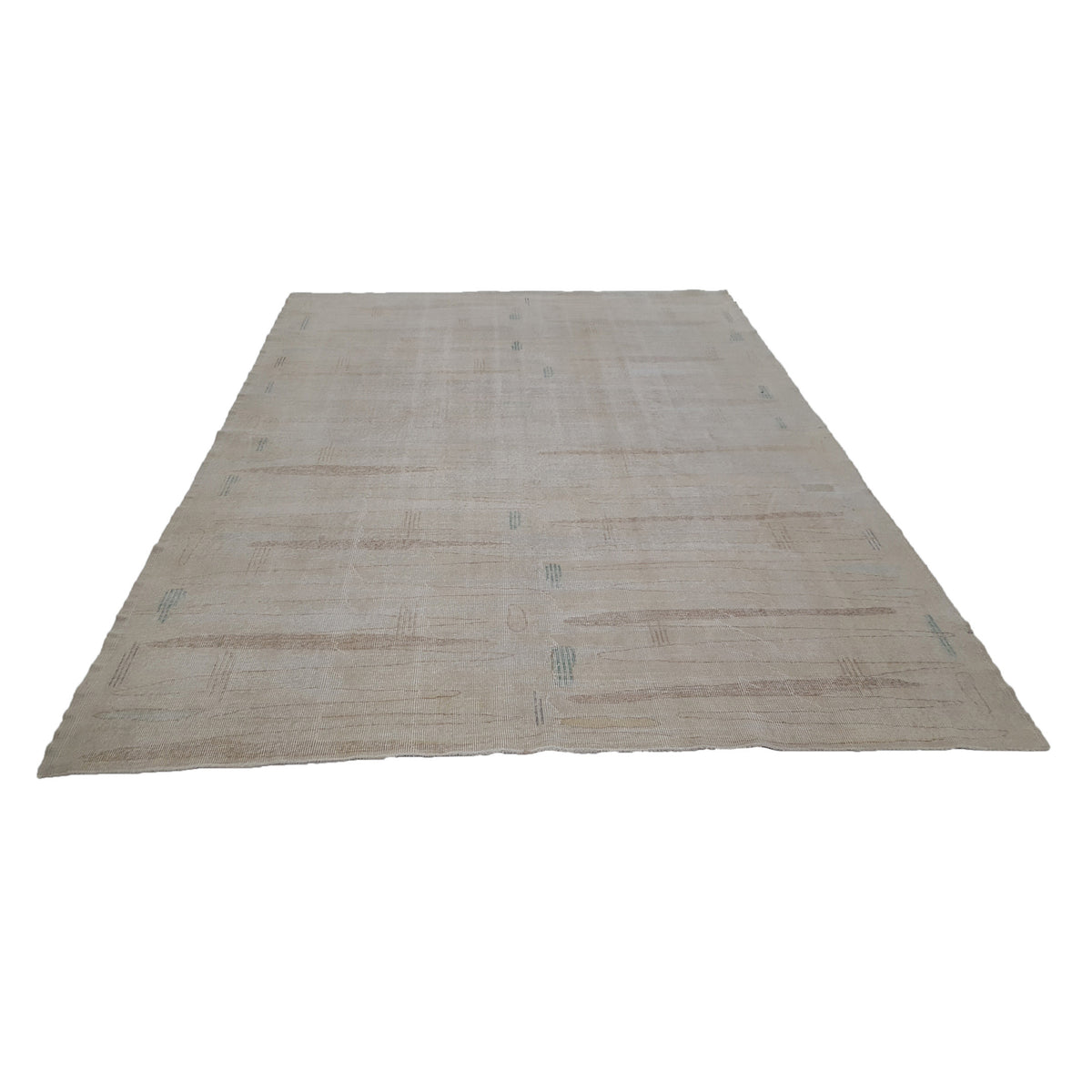 Pacific Vintage 39470 Ivory Ivory Vintage Hand Knotted Rug