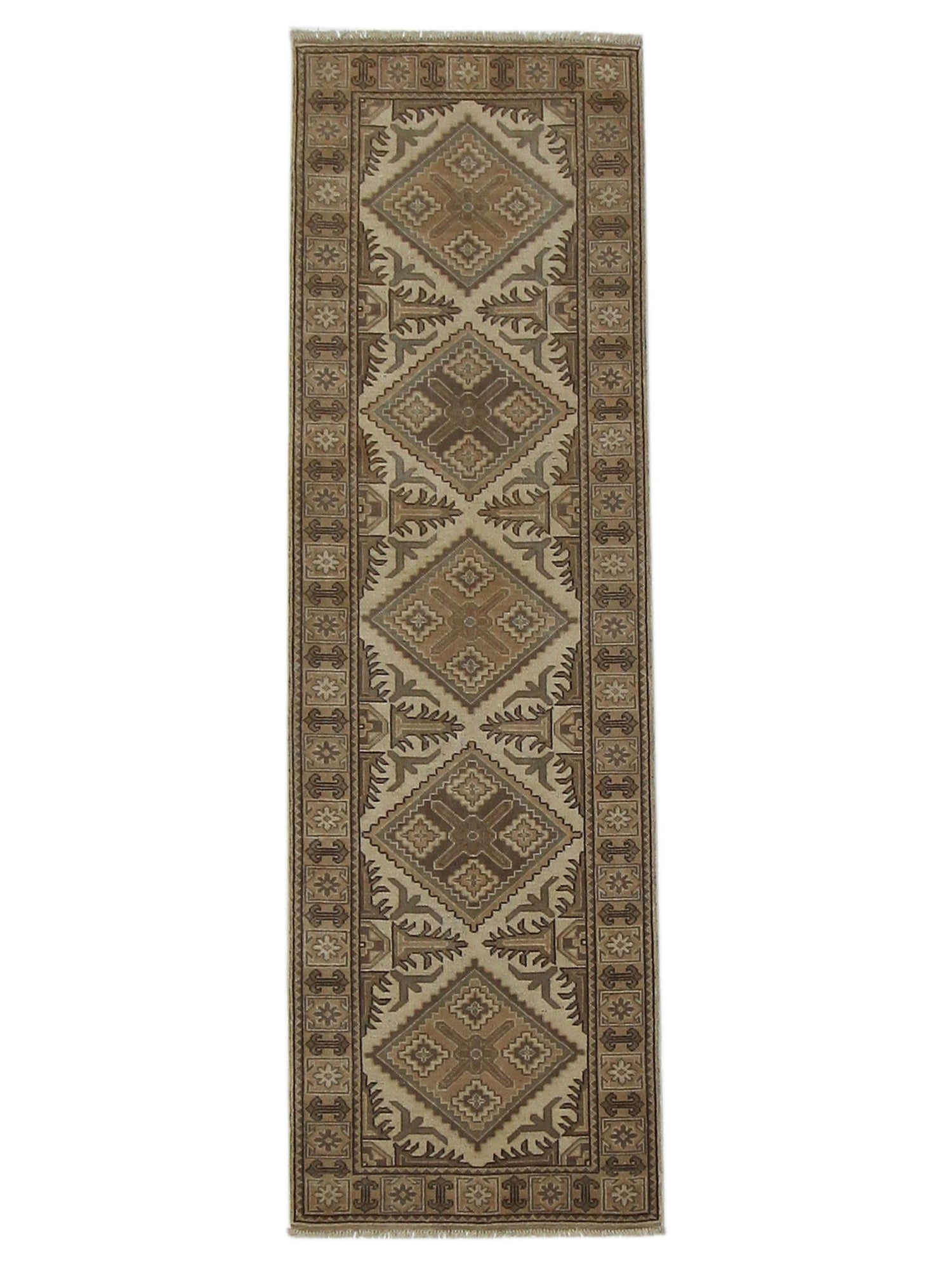 Pacific Shirvan  Ivory Lt.Brown Traditional