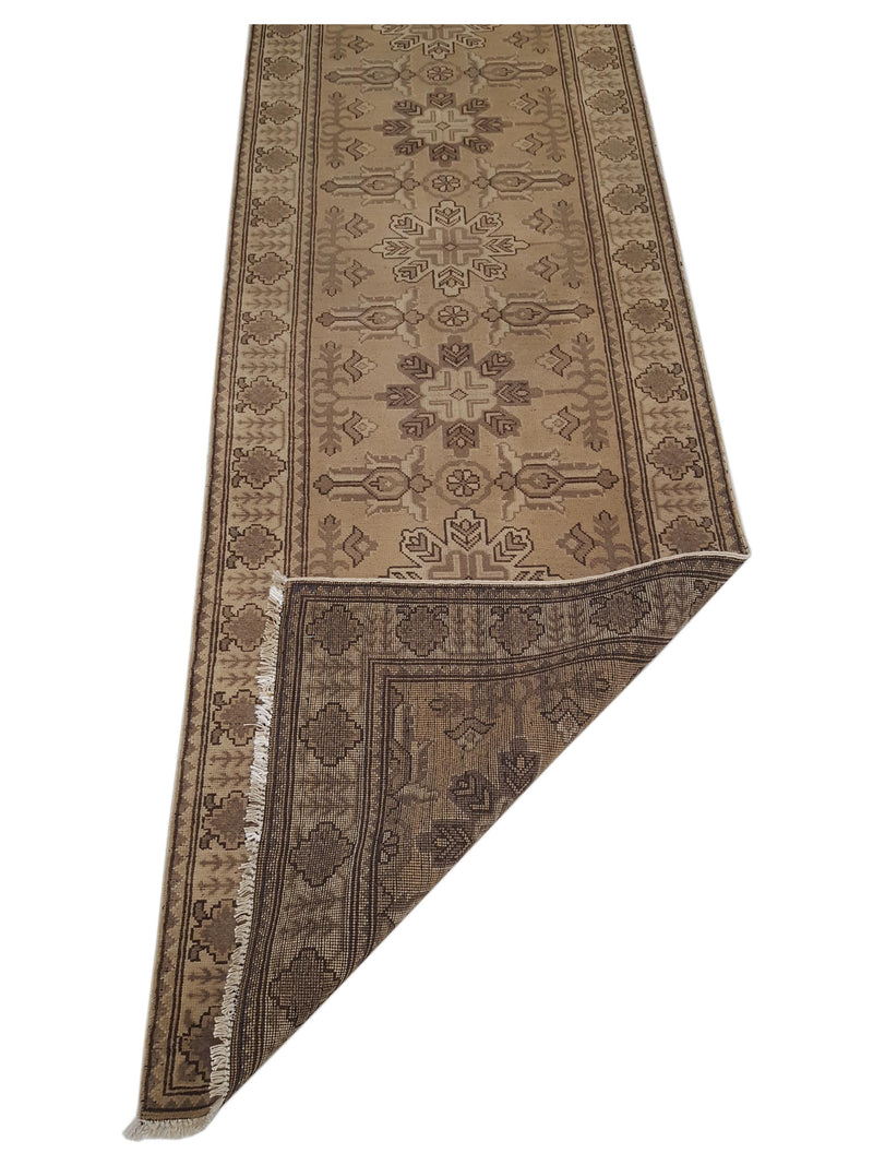 Pacific Shirvan 39487 Beige Beige Traditional Hand Knotted Rug