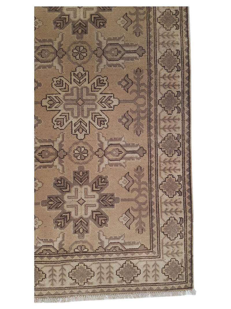 Pacific Shirvan 39487 Beige Beige Traditional Hand Knotted Rug