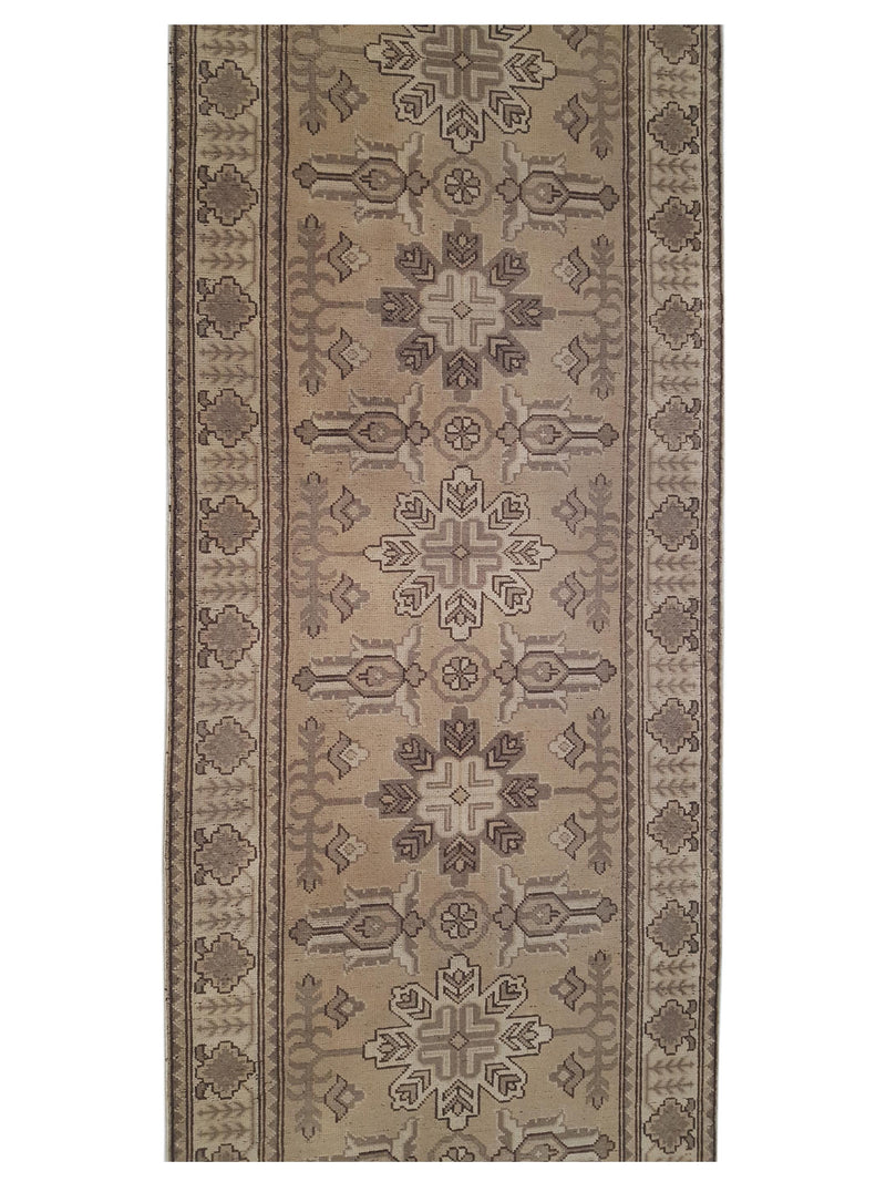 Pacific Shirvan 39487 Beige Beige Traditional Hand Knotted Rug