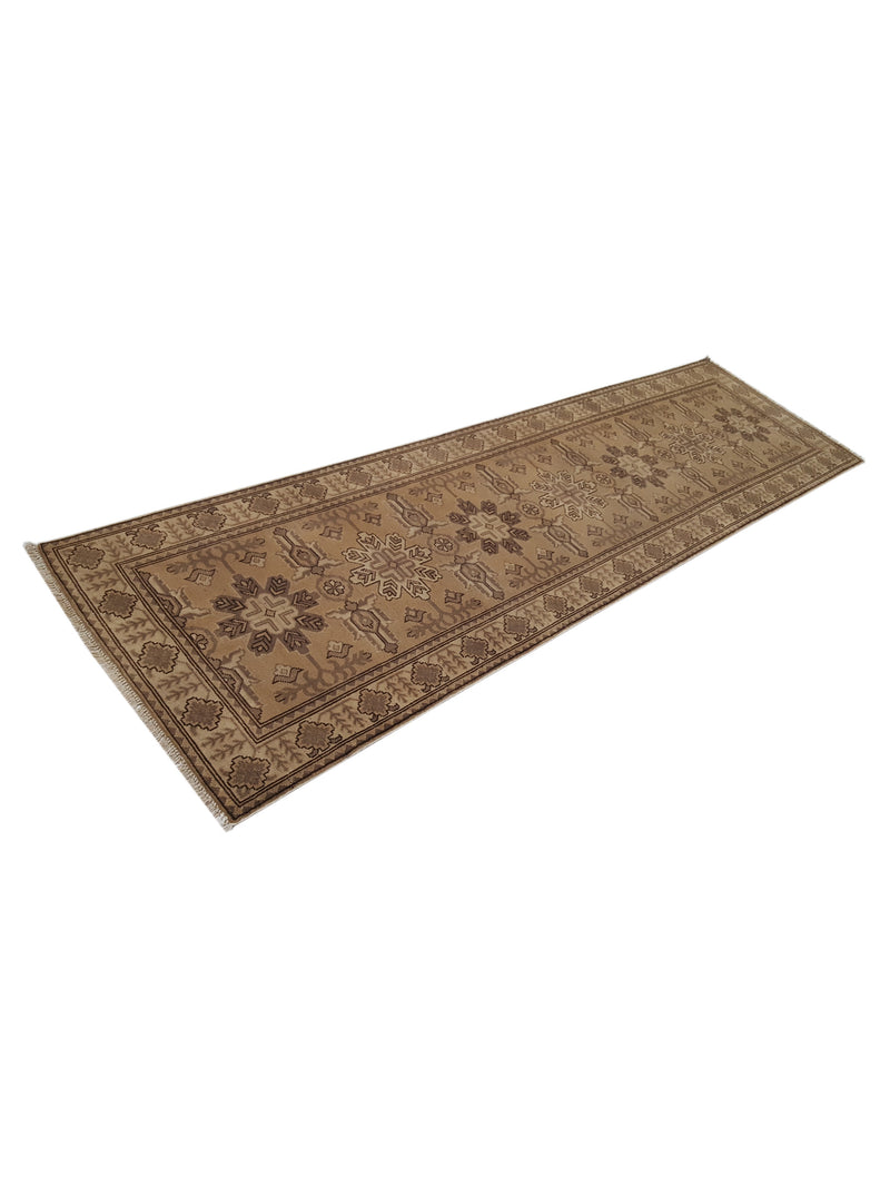 Pacific Shirvan 39487 Beige Beige Traditional Hand Knotted Rug