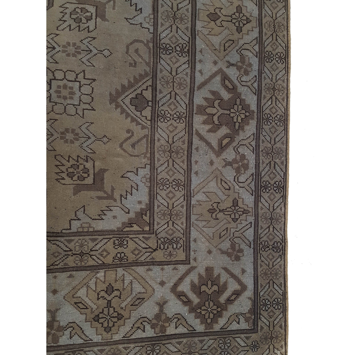 Pacific Shirvan 39500 Brown Brown Traditional Hand Knotted Rug