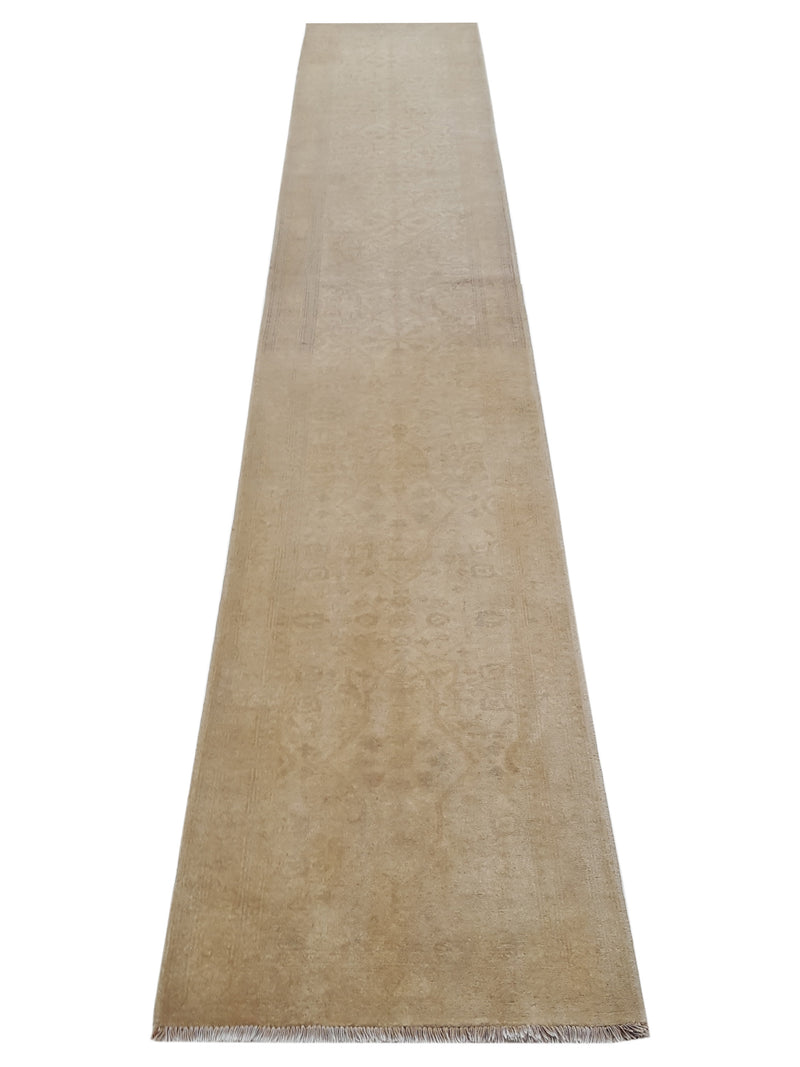 Pacific Ziegler 39507 Beige Beige Transitional Hand Knotted Rug