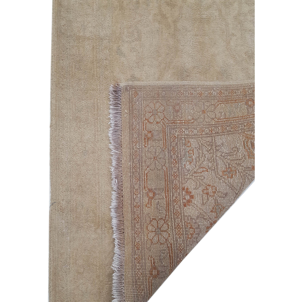 Pacific Ziegler 39507 Beige Beige Transitional Hand Knotted Rug
