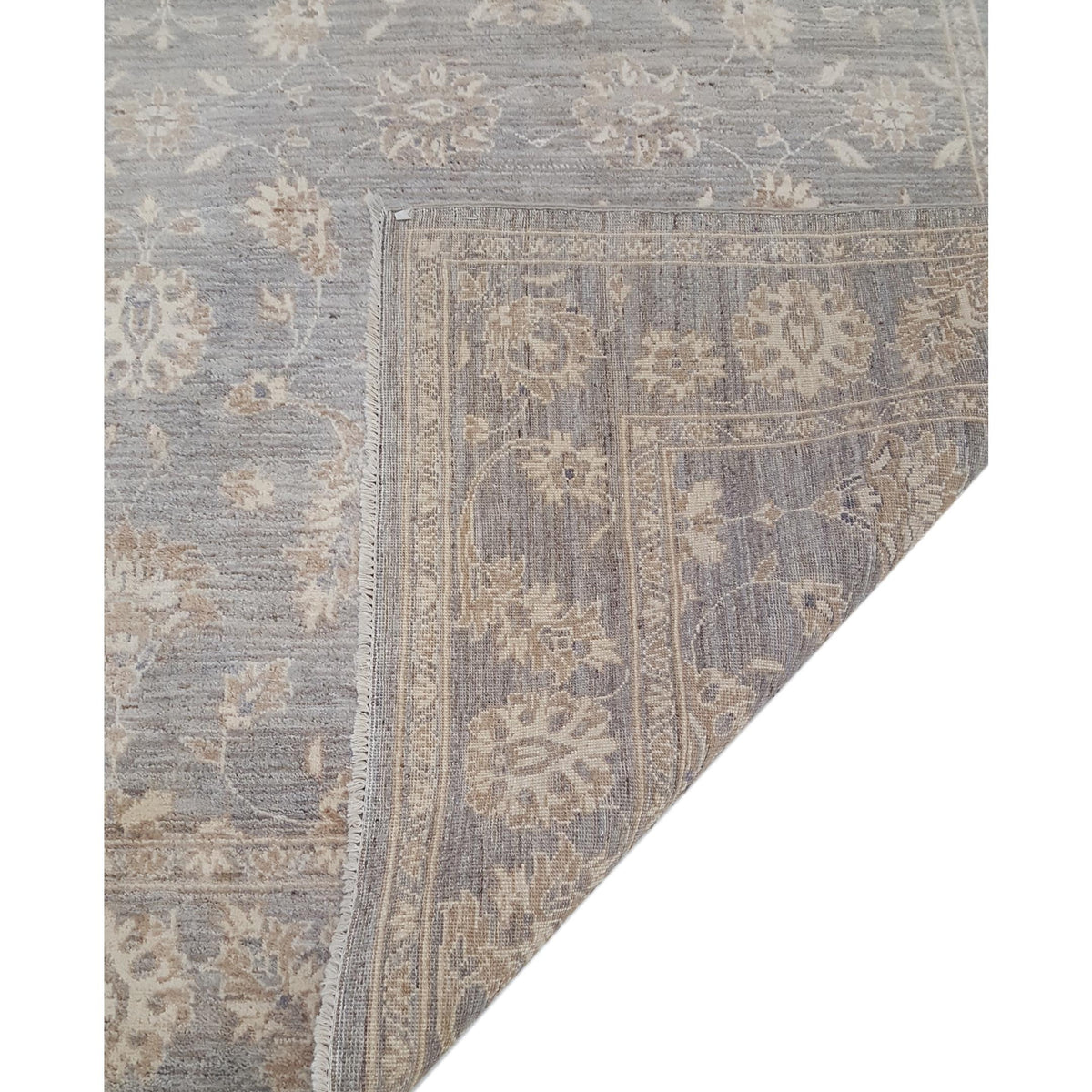 Pacific Ziegler 39509 Grey Grey Transitional Hand Knotted Rug