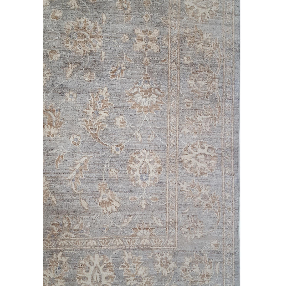 Pacific Ziegler 39509 Grey Grey Transitional Hand Knotted Rug