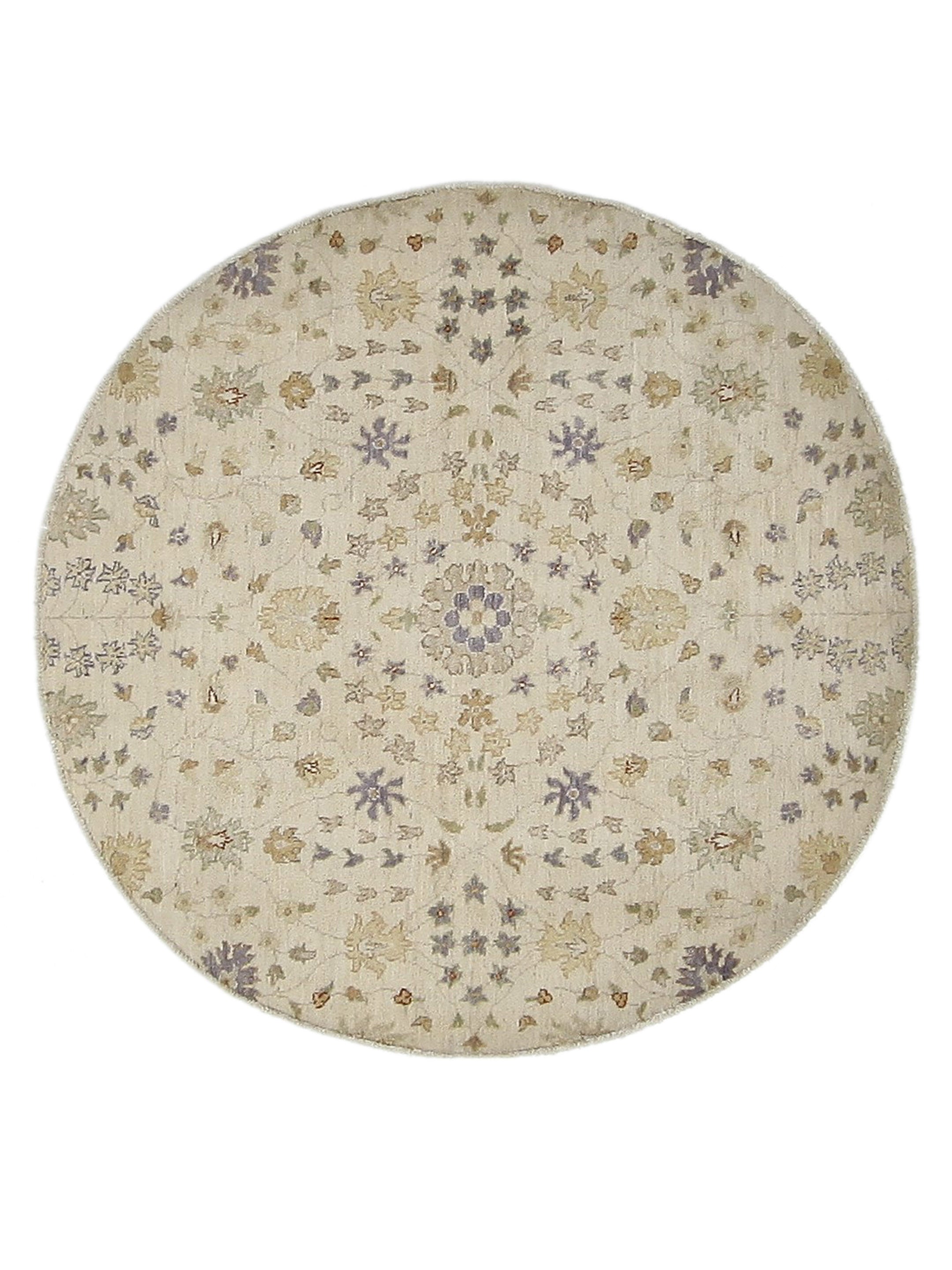 Pacific Ziegler 39514 Ivory Ivory Transitional Hand Knotted Rug ...