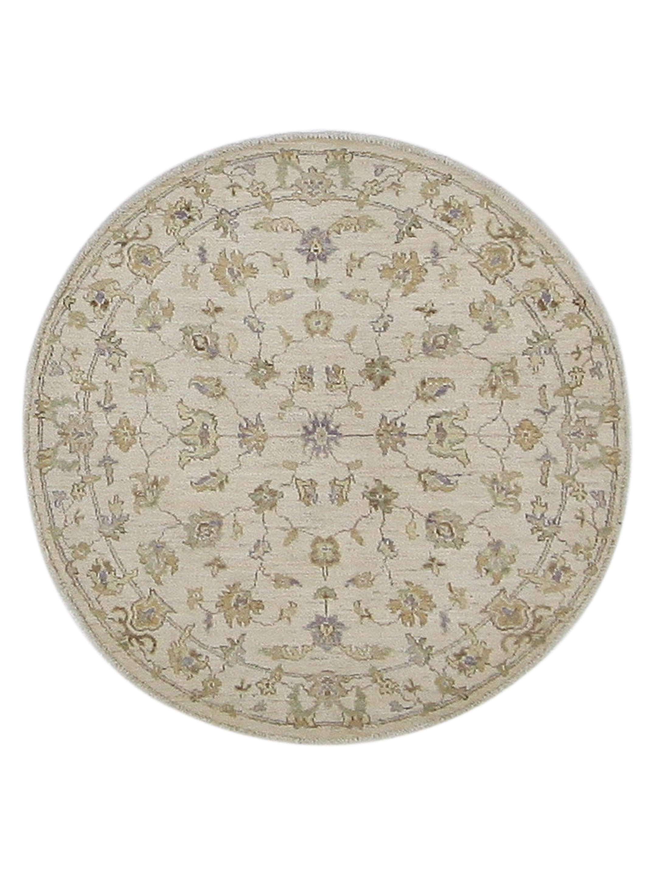 Pacific Ziegler 39515 Ivory Ivory Transitional Hand Knotted Rug ...