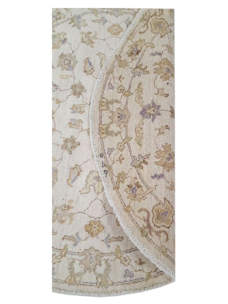 Pacific Ziegler 39517 Ivory Ivory Transitional Hand Knotted Rug