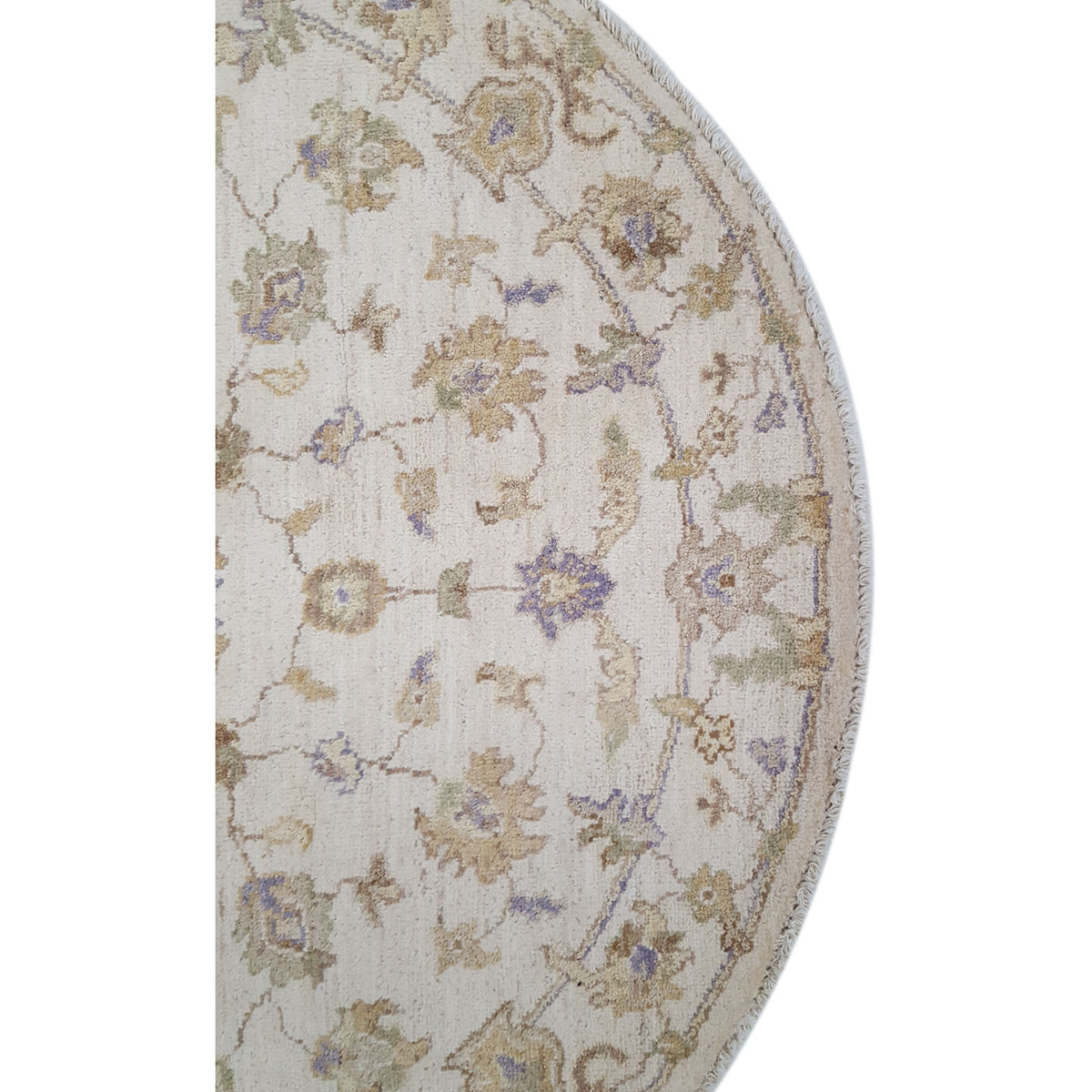 Pacific Ziegler 39517 Ivory Ivory Transitional Hand Knotted Rug