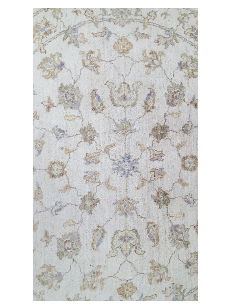 Pacific Ziegler 39517 Ivory Ivory Transitional Hand Knotted Rug