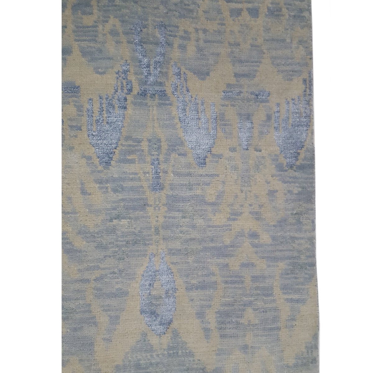Pacific Arts and Crafts 39538 Silver Grey Transitional Hand Knotted Rug