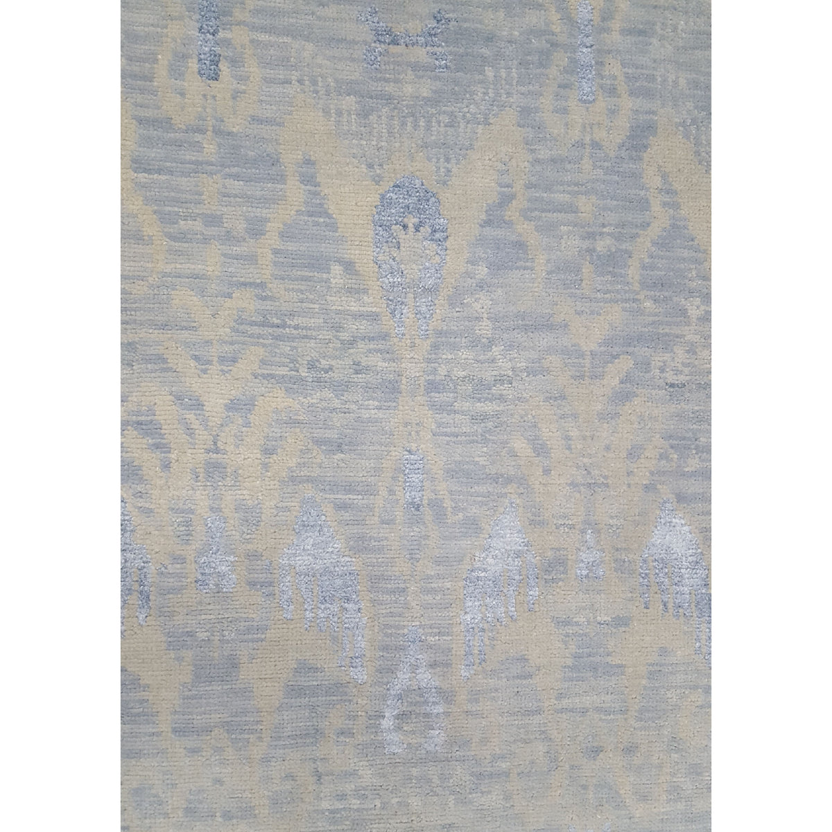 Pacific Arts and Crafts 39538 Silver Grey Transitional Hand Knotted Rug