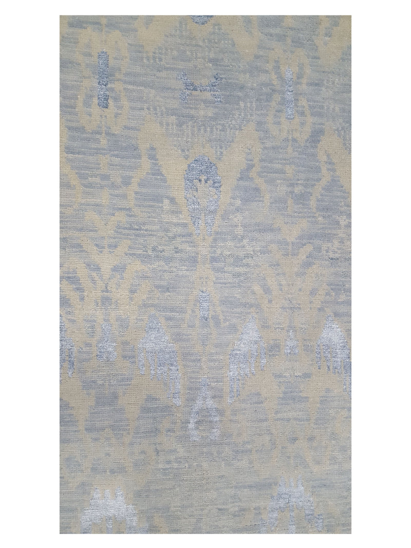 Pacific Arts and Crafts 39538 Silver Grey Transitional Hand Knotted Rug
