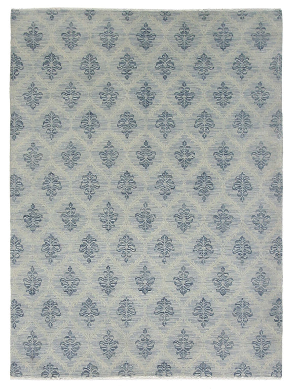 Pacific Arts and Crafts  Ivory Blue Transitional