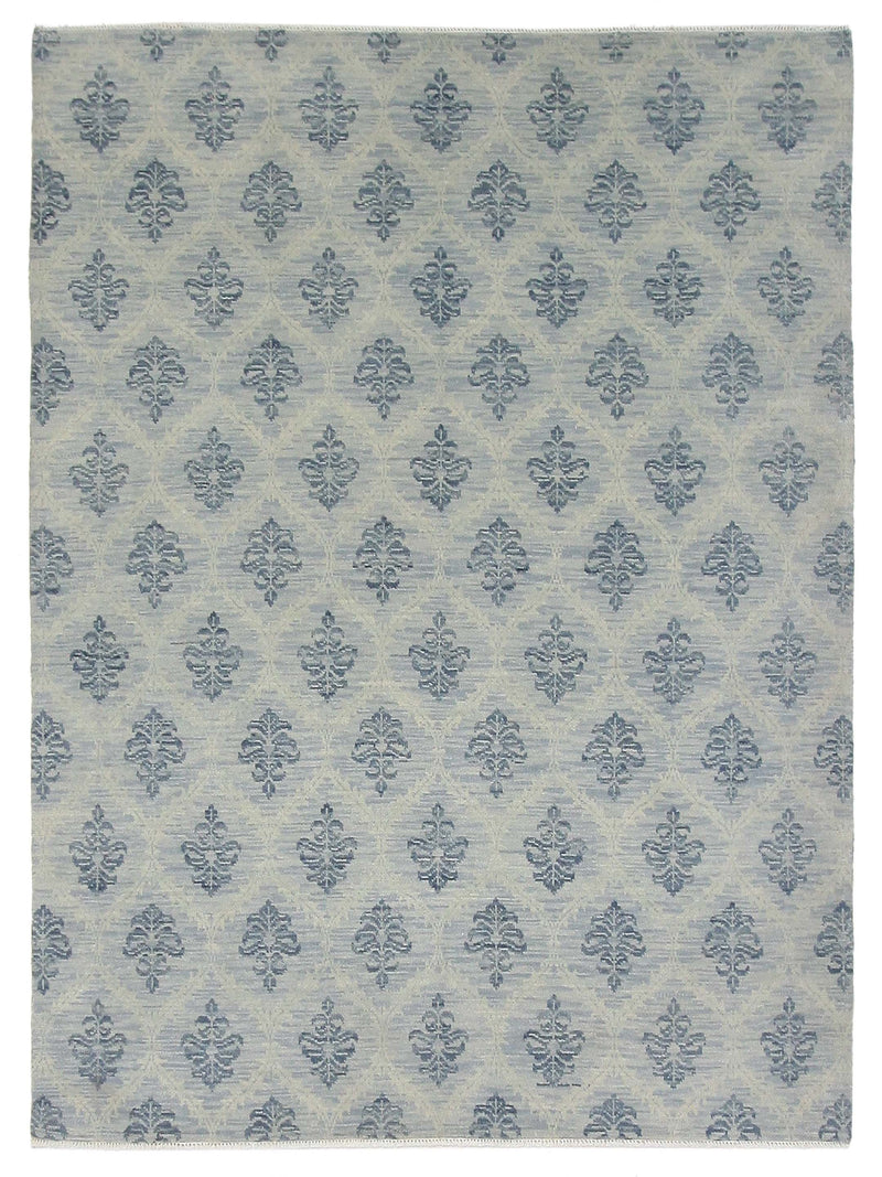 Pacific Arts and Crafts  Ivory Blue Transitional